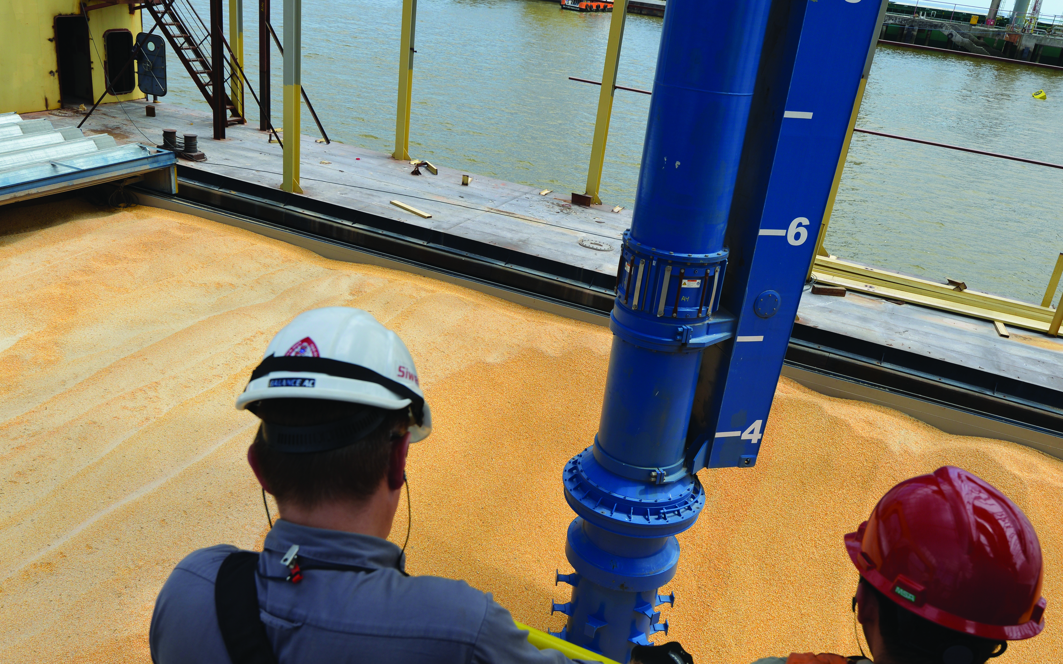 Grain unloading