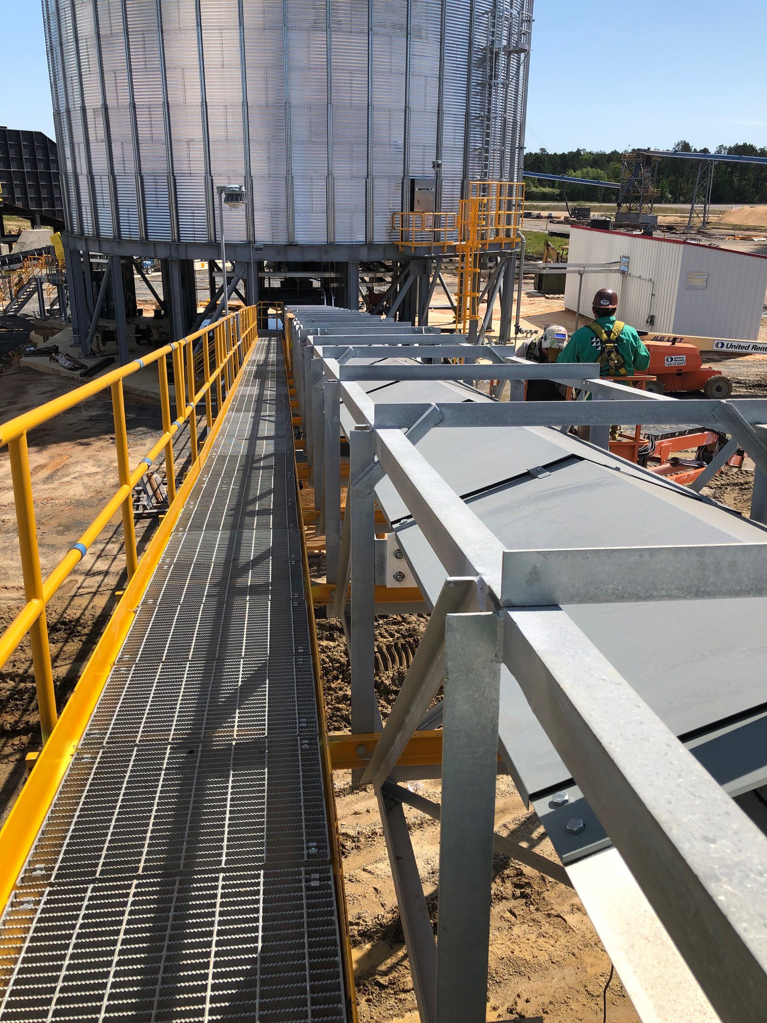 Bruks Siwertell air-cushion conveyor