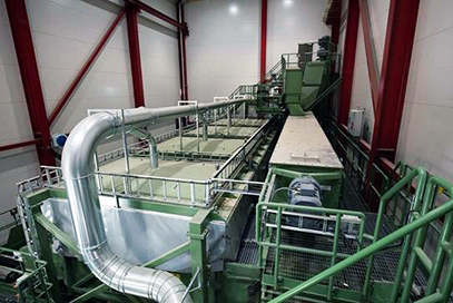 Bruks Tubulator at Sawmill at SCA in Tunadal, Sweden