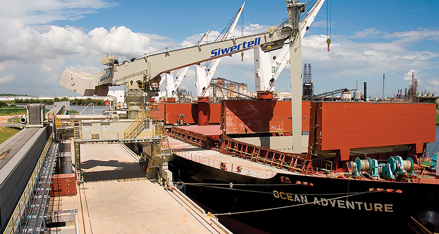 Siwertell shipunloader