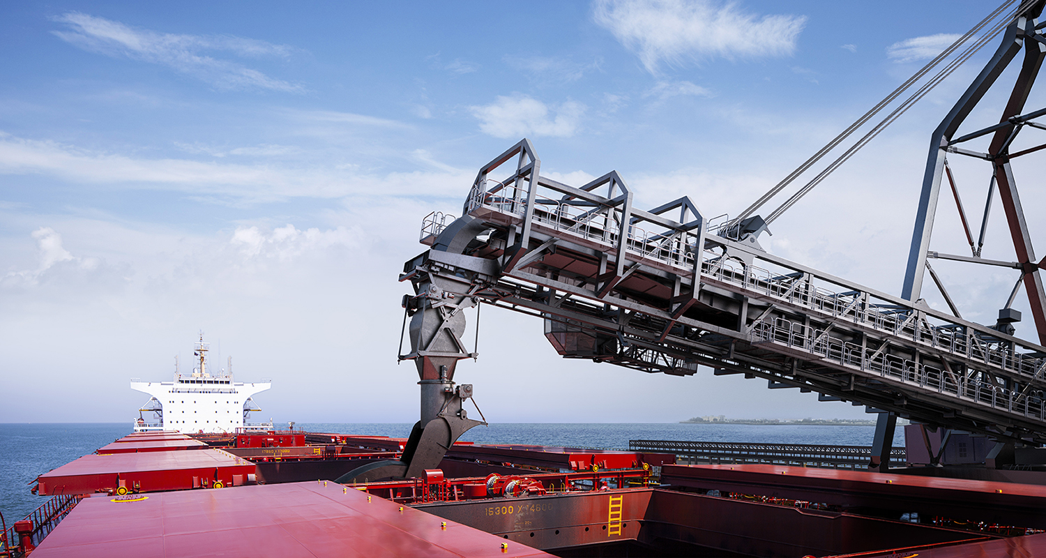 Siwertell high capacity shiploader