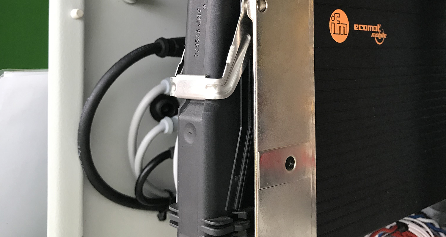 PLC system on Siwertell road mobile unloader 1