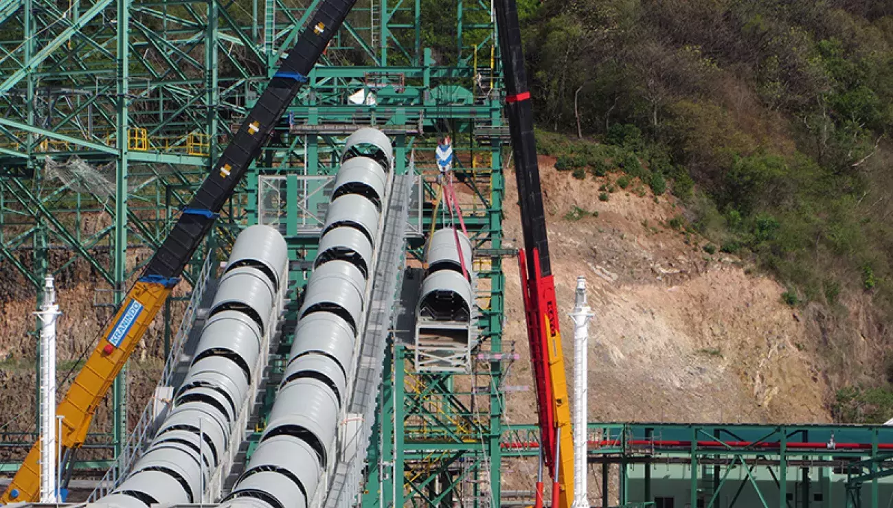 Siwertell modular belt conveyor