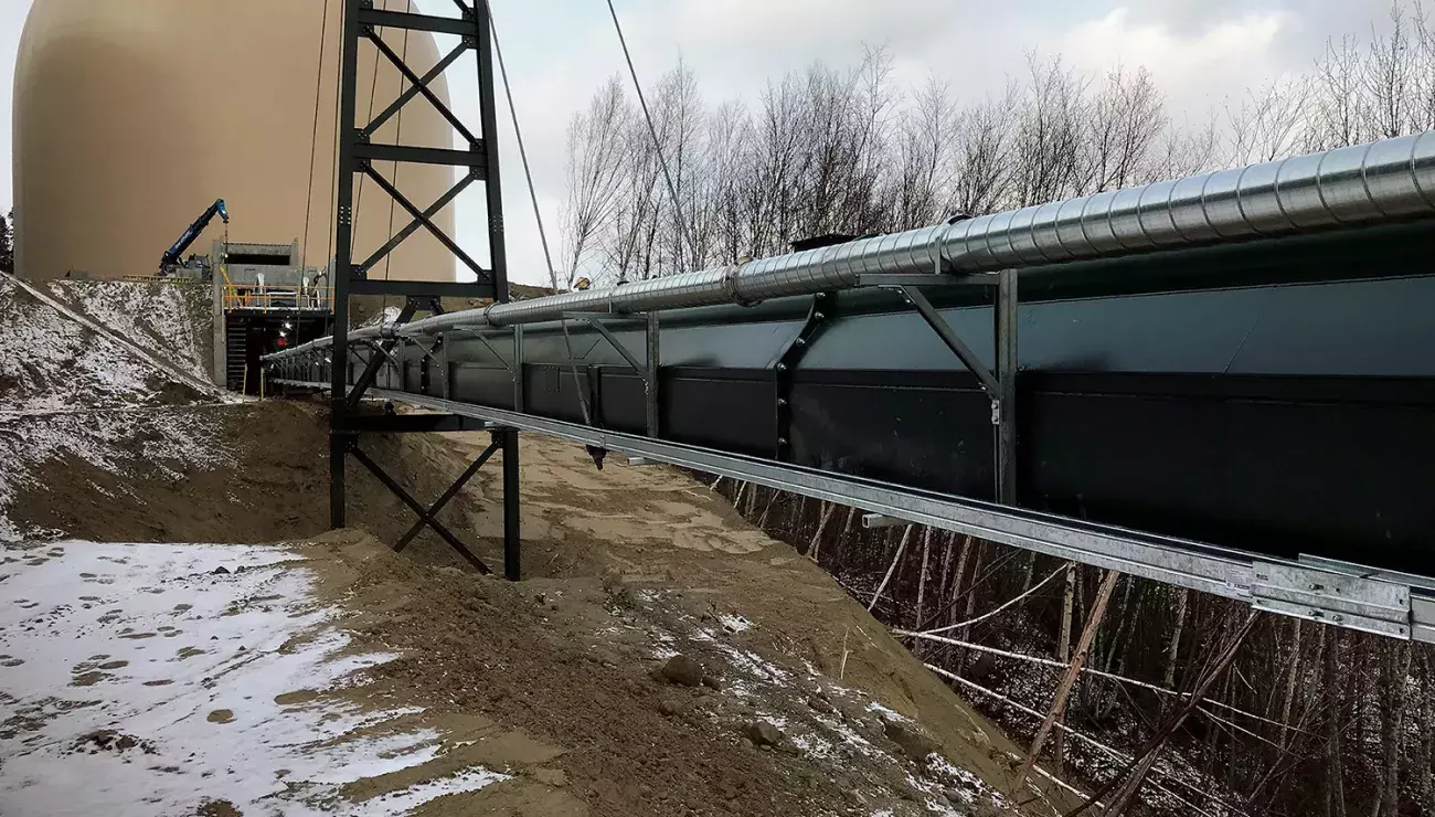 Bruks Siwertell air-cushion conveying