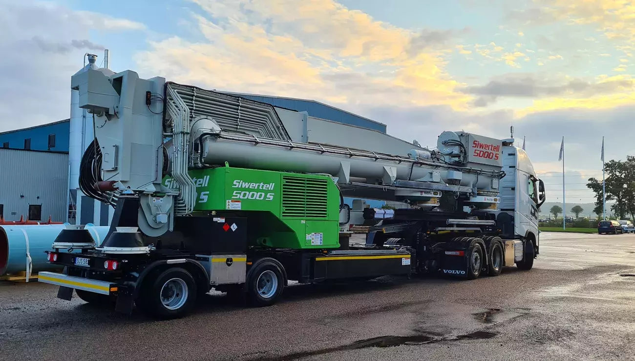 Siwertell road-mobile ship unloader 5000 S