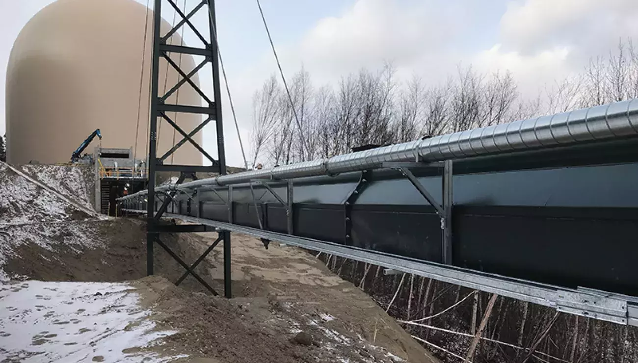 Bruks Siwertell conveyor