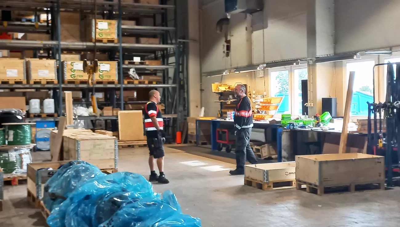 Bruks Siwertell warehouse