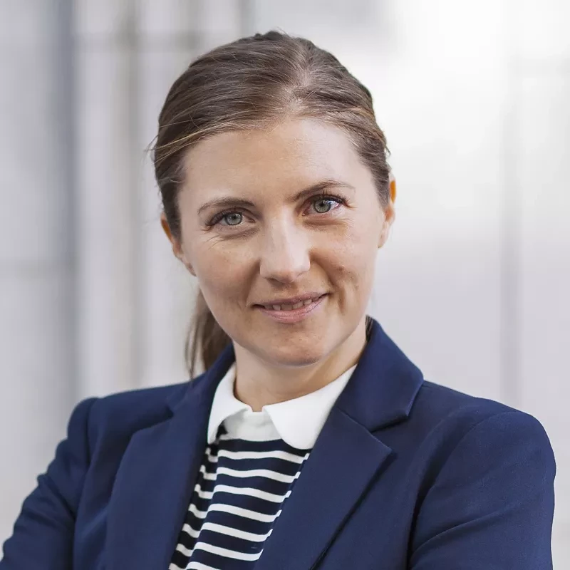 woman in blazer
