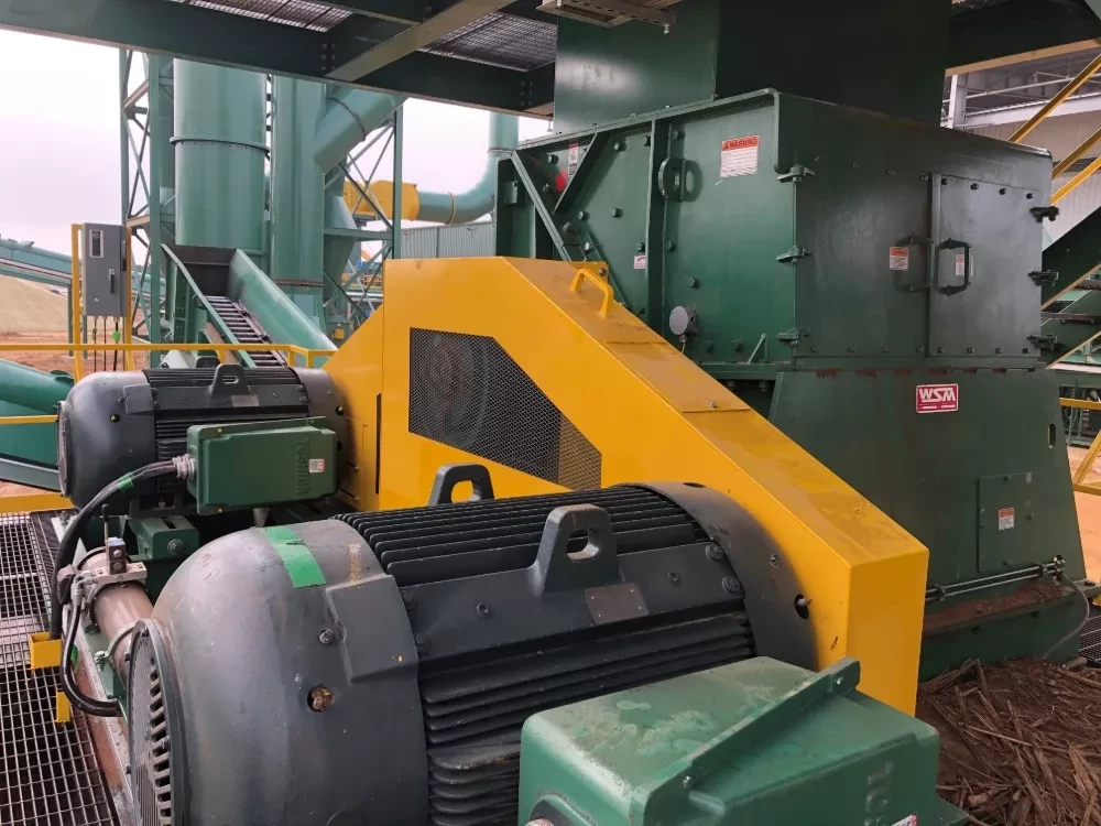 Double motor wood processing wsm