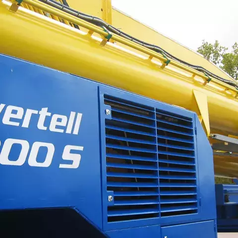Siwertell mobile unloader for cement, USA