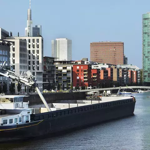 Siwertell Ship unloader for coal, Germany