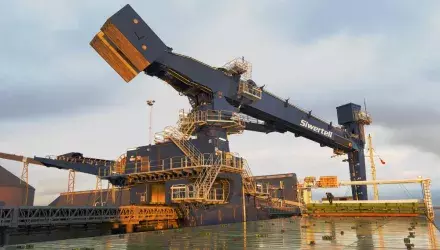 siwertell fertilizer ship unloader