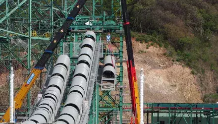 Siwertell modular belt conveyor