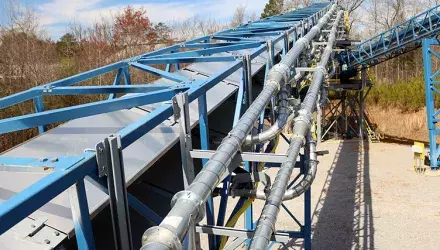 Bruks the belt conveyor