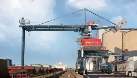 Siwertell port mobile unloader