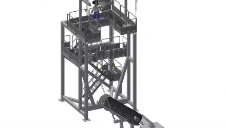 Bruks Siwertell service tower