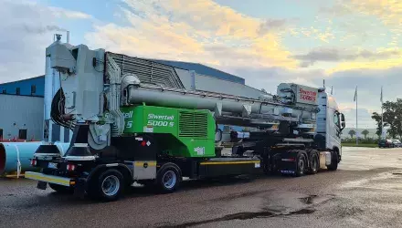 Siwertell road-mobile ship unloader 5000 S