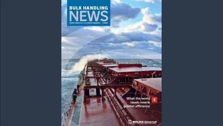 Magazine cover Bulk Handling News