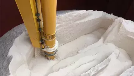 Siwertell ship unloader