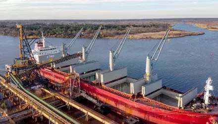 Bruks Siwertell ship loader