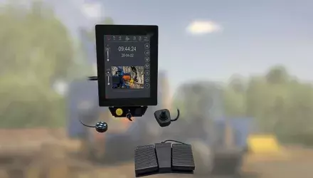 Bruks Siwertell mobile chipper