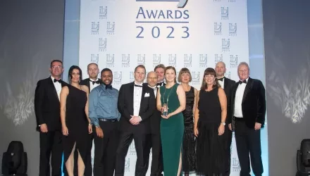 Ibj award winners group of people on stage