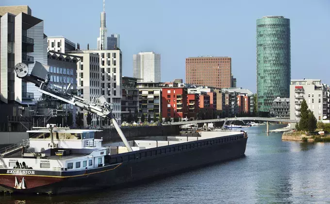 Siwertell Ship unloader for coal, Germany