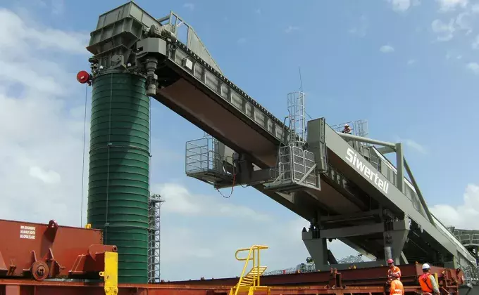 Siwertell Terminal for grain, Australia