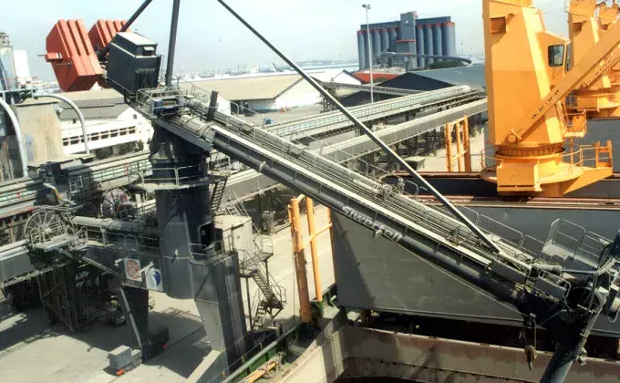 Siwertell Terminal for cement, Singapore