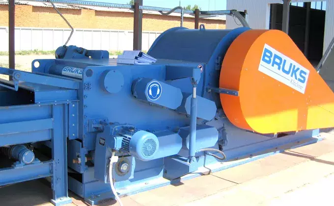 drum chipper horizontal bruks siwertell