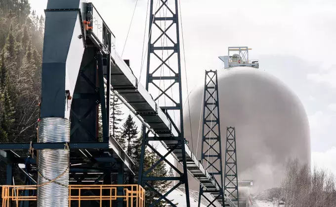 Bruks Siwertell conveying equipment