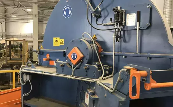 Bruks Siwertell wood processing
